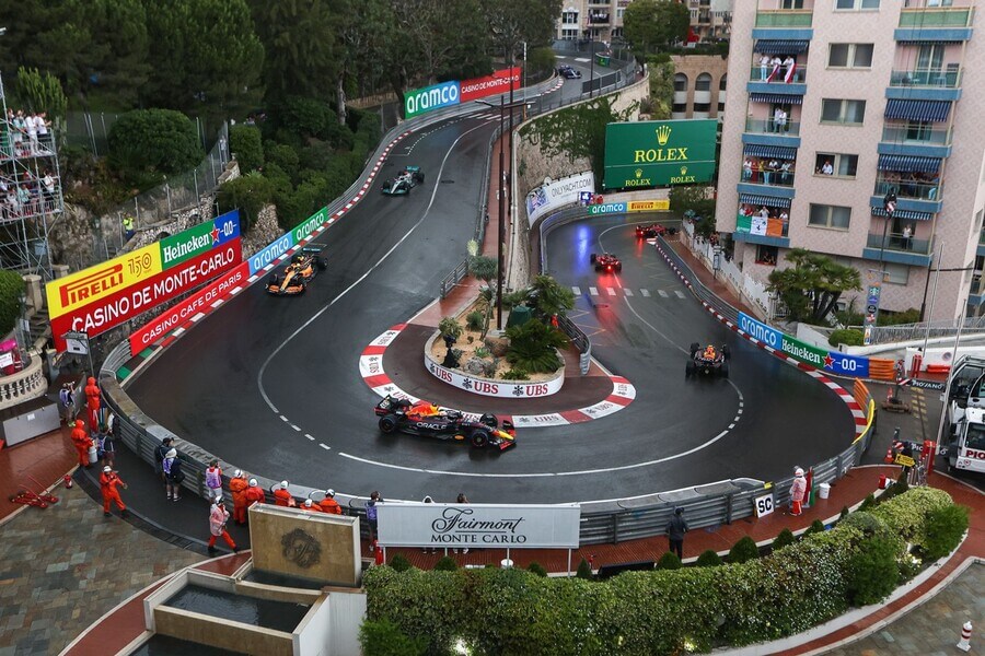 F1 v Monaku a slavná vracečka Fairmot Hairpin
