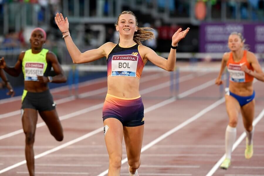 Atletika, Diamantová liga v Římě, Femke Bol z Nizozemska vítězí na trati 400 m překážek