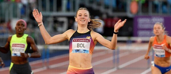 Atletika, Diamantová liga v Římě, Femke Bol z Nizozemska vítězí na trati 400 m překážek