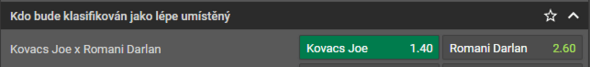 Diamantová liga Řím 2022 - Kovacs vs. Romani
