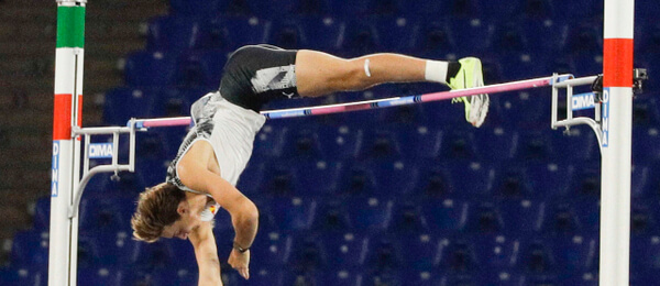 Atletika, Armand Duplantis, skok o tyči, Diamantová Liga - Zdroj ČTK, AP, Gregorio Borgia