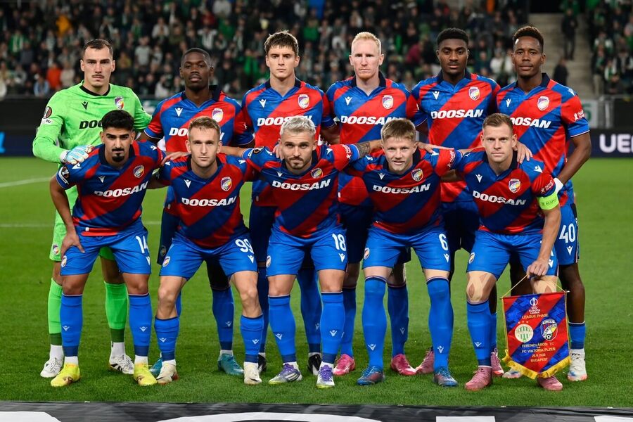Hráči Viktorie Plzeň v Evropské lize 2025–26