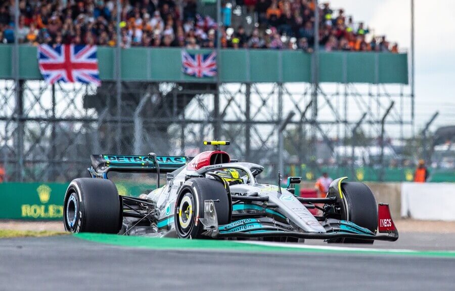Lewis Hamilton na domácím okruhu F1 Velké Británie v Silverstone