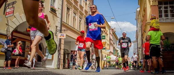 Silniční běh, závody série RunTour, České Budějovice