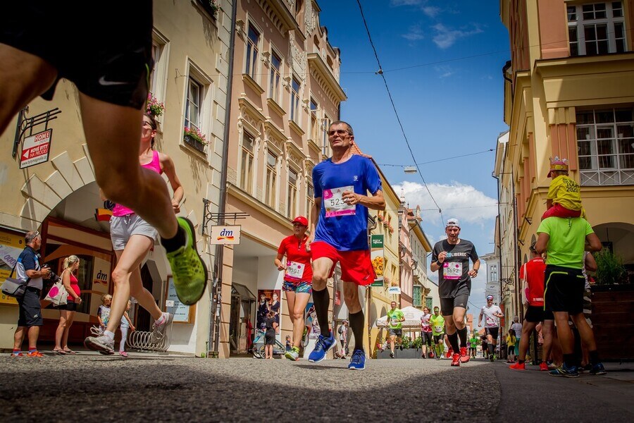 Silniční běh, závody série RunTour, České Budějovice