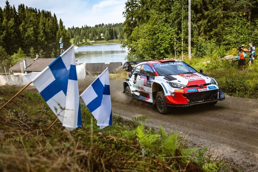 Rally, WRC, Kalle Rovanpera během domácí Rally Finsko, Jyvaskyla