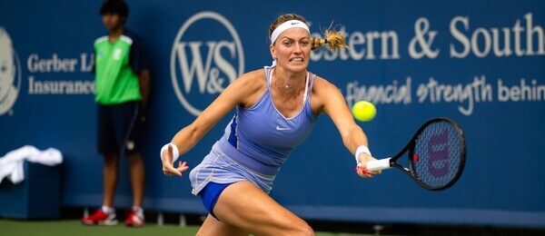 Tenis, WTA, Petra Kvitová na turnaji v Cincinnati, Western and Southern Open, Ohio, USA