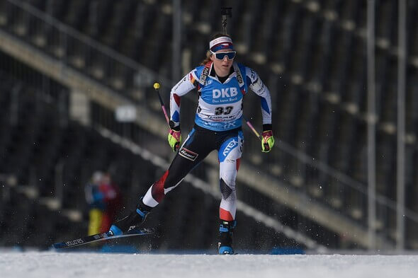 Biatlon, IBU Světový pohár, Markéta Davidová v Novém Městě na Moravě