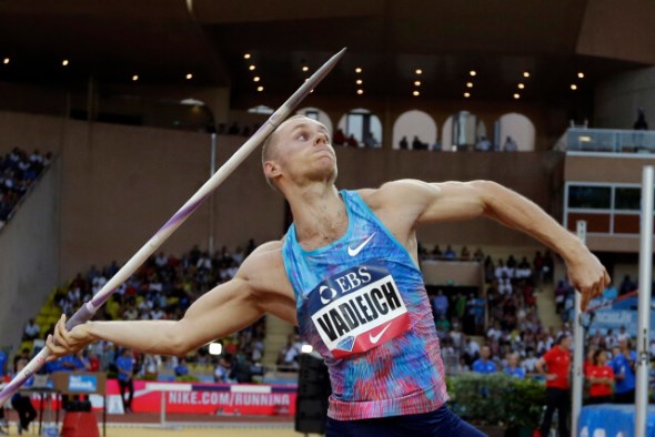 Atletika, Jakub Vadlejch, hod oštěpem - Zdroj ČTK, AP, Claude Paris