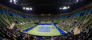 Tenis WTA Tokio, centrální kurt - Zdroj Jimmie48 Photography, Shutterstock.com