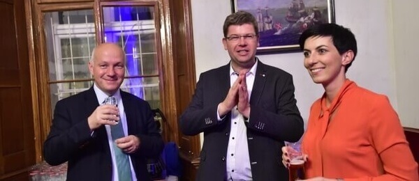 Politika, senátní volby, Pavel Fischer a Jiří Pospíšil, Markéta Pekarová Adamová - Zdroj ČTK, Vondrouš Roman