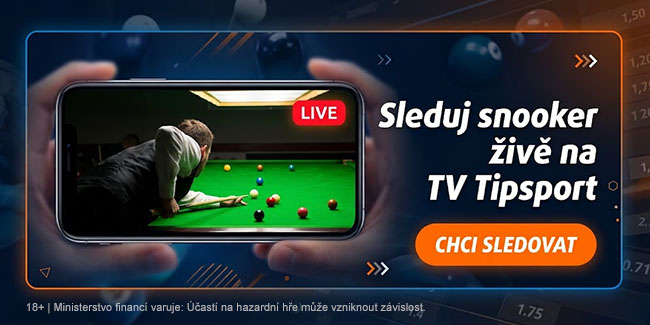 Sleduj snooker na TV Tipsport Sleduj snooker na TV Tipsport