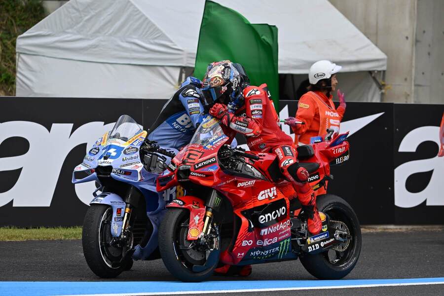 Marc Márquez minulý rok v&nbsp;Motegi potvrdil svůj titul mistra světa. Kdo se v&nbsp;Japonsku bude radovat letos?