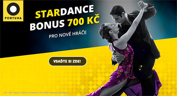 Fortuna: sázejte na Stardance s bonusem 700 Kč