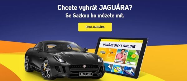 Soutěžte se Sazkabetem o luxusní Jaguar F-Type!