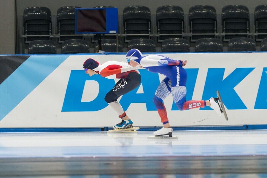 Rychlobruslení, Světový pohár Tomaszow Mazowiecki v Polsku, Martina Sáblíková a Natalia Voronina