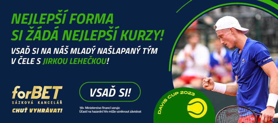 Tenisový Davis Cup a forBET - sázky na tenis s nejlepšími kurzy