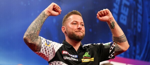 Šipky, PDC, Danny Noppert z Nizozemska během turnaje World Matchplay