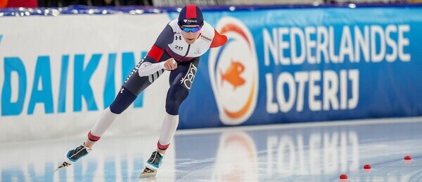 Rychlobruslení, Martina Sáblíková při Světovém poháru v Heerenveenu, Nizozemsko