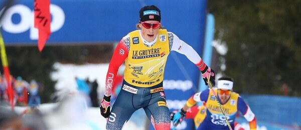 Běh na lyžích, Tour de Ski, Johannes Hoesflot Klaebo z Norska ve Val di Fiemme