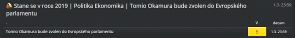 Tomio Okamura v Evropském parlamentu?