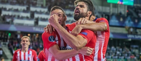 La Liga, Atlético Madrid, Diego Costa slaví gól - Zdroj  Mikolaj Barbanell, Shutterstock.com