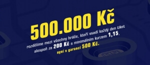Sazkabet: Maraton sázek v únoru o 500 000 Kč