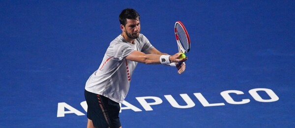 Tenis, ATP, Cameron Norrie během turnaje ATP 500 v Acapulcu, Mexiko