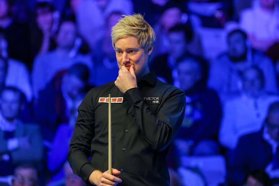 Snooker, Neil Robertson během turnaje Scottish Open