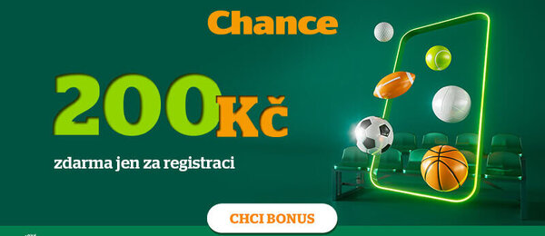 U Chance získáte bonus 200 Kč a až 2 000 Kč za vklad