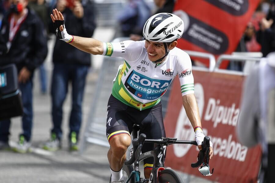 Sergio Higuita z týmu BORA - hansgrohe vyhrál celkovou klasifikaci cyklistického závodu Okolo Kalatalánska 2022