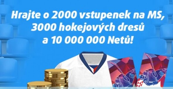 Tipsport a MS hokej 2019: hra o lístky, dresy a Nety!