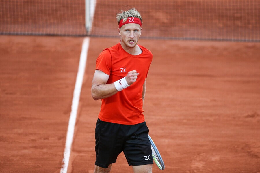 Tenis, ATP, Zdeněk Kolář během grandslamu French Open