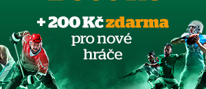 Získejte 200 Kč zdarma a bonus 2 000 Kč u sázkové kanceláře Chance