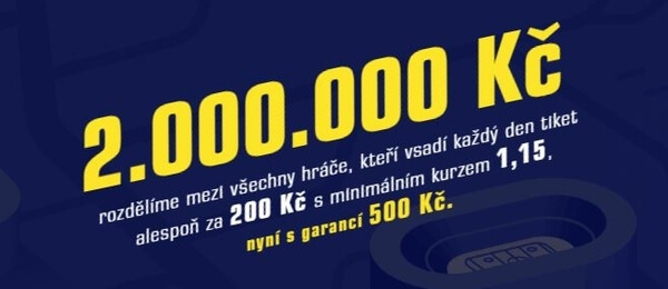 Sazkabet: Maraton sázek v květnu o 2 000 000 Kč!