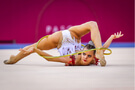 Ruská gymnastka Averina Dina na MS v moderní gymnastice - Zdroj Fabrizio Carabelli, Shutterstock.com