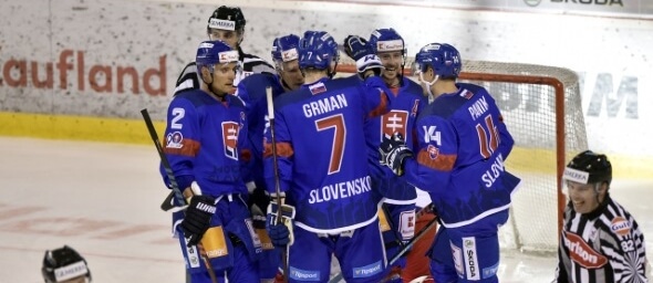 Hokej, Mistrovství světa, hokejový team Slovensko - Zdroj ČTK, Glück Dalibor