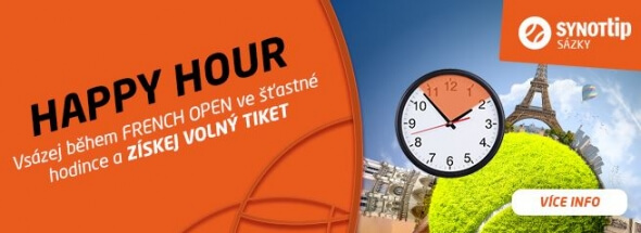 SYNOT TIP: získejte volné tikety při French Open!