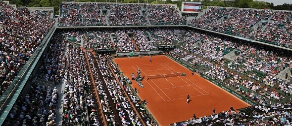 Roland Garros, kurt Philippe Chatrier - Zdroj Leonard Zhukovsky, Shutterstock.com