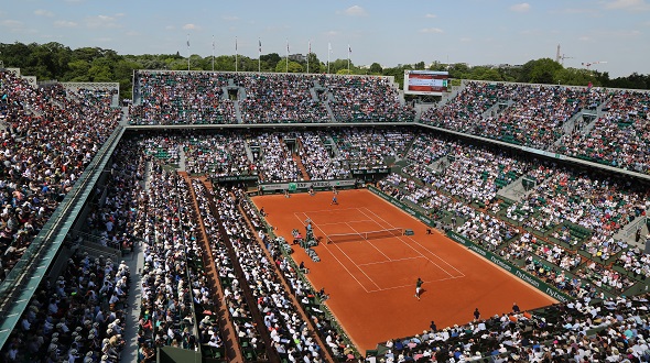 Roland Garros, kurt Philippe Chatrier - Zdroj Leonard Zhukovsky, Shutterstock.com