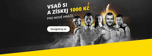 Zaregistruj se u Fortuny a sleduj MMA