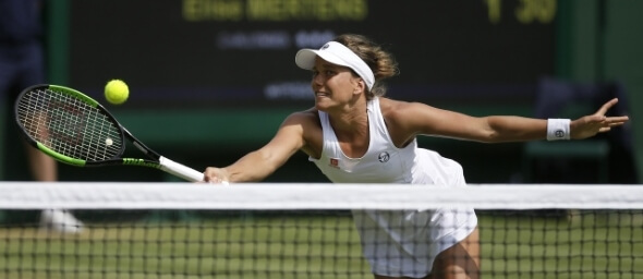 Tenisový Wimbledon 2019, Barbora Strýcová - Zdroj ČTK, AP, Tim Ireland