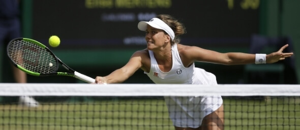 Tenisový Wimbledon 2019, Barbora Strýcová - Zdroj ČTK, AP, Tim Ireland