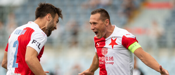 Fortuna Liga, Slavia Praha, David Hovorka, Jan Bořil - Zdroj ČTK, Pancer Václav