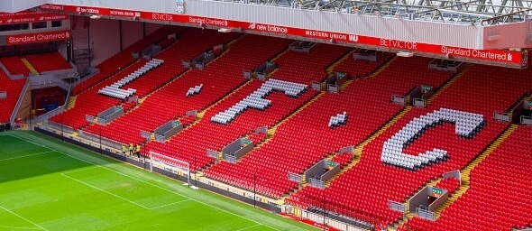 Premier League, Liverpool, Anfield stadion - Zdroj cowardlion, Shutterstock.com