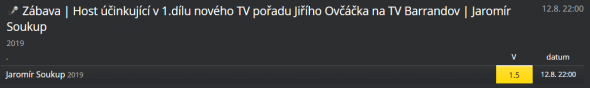 Talkshow Jiřího Ovčáčka: první host Jaromír Soukup