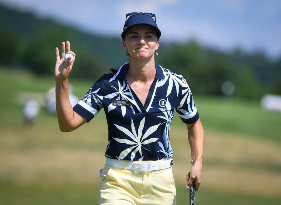 Golf, Ladies European Tour, Klára Spilková během turnaje v Berouně