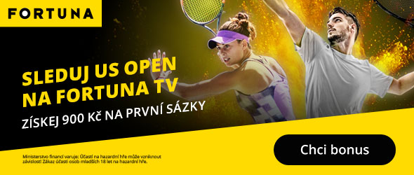 Sleduj US Open živě na Fortuna TV