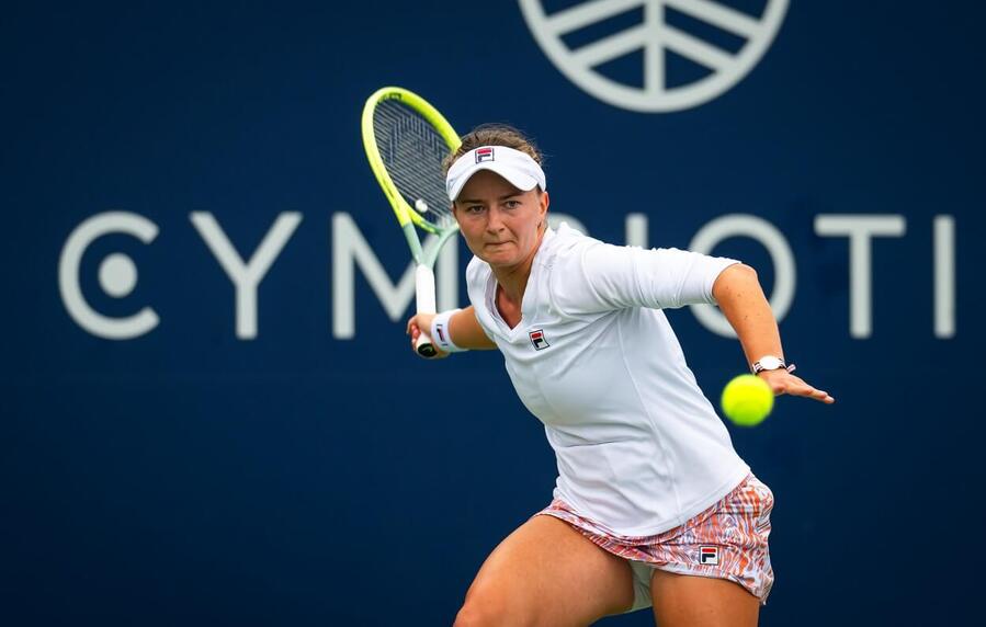 Tenis, WTA, Barbora Krejčíková během turnaje v San Diegu, Kalifornie, USA