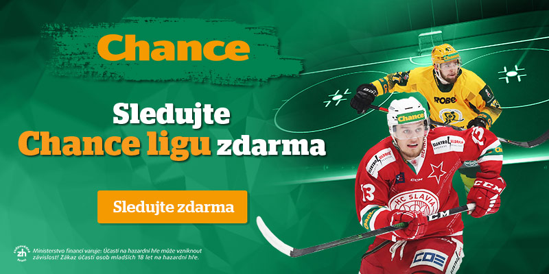 Hokej živě - sledujte Chance ligu zdarma v online live streamech, s bonusem za registraci
